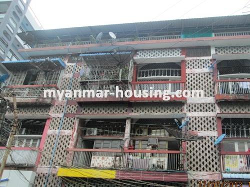 Myanmar real estate - for rent property - No.1386 - One of the best areas condo in Dagon! - View of the building.