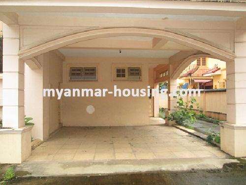 Myanmar real estate - for rent property - No.1405 - A ggod landed house for rent in Mingalar Taung Nyunt! - View of the house.