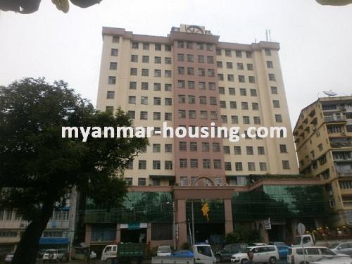 Myanmar real estate - for rent property - No.1441 - The best location of Yangon! - View of the building.