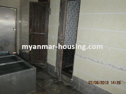 Myanmar real estate - for rent property - No.1461 - Spacious room near Kandawgyi lake! - View of the kitchen room.