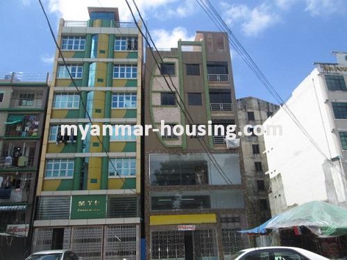 Myanmar real estate - for rent property - No.1463 - Good for shop in Kyee Myin Daing! - View of the building.