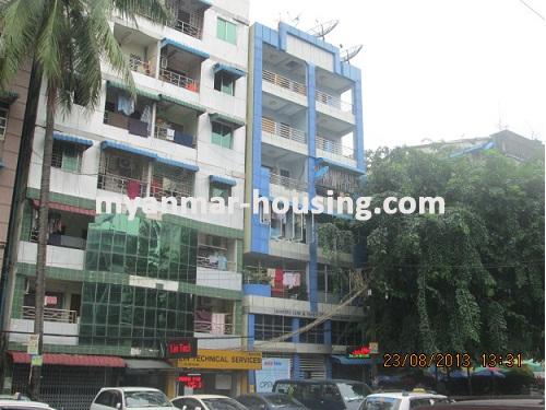 Myanmar real estate - for rent property - No.1490 - Fair price for rent in Pazundaung! - View of the building.