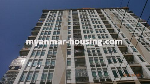 Myanmar real estate - for rent property - No.1523 - Good  office  now for rent in Pabedan ! - View of the building.