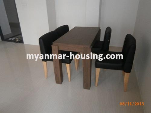 Myanmar real estate - for rent property - No.1600 - A nice condo with good view to rent  in Thanlyin . - View of the dining room