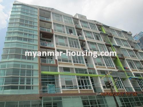 ミャンマー不動産 - 賃貸物件 - No.1635 - Good Condominium is  now for rent ! - View of the building