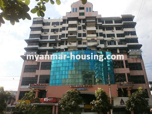 Myanmar real estate - for rent property - No.1647 - Good Condominium is  now for rent ! - View of the building