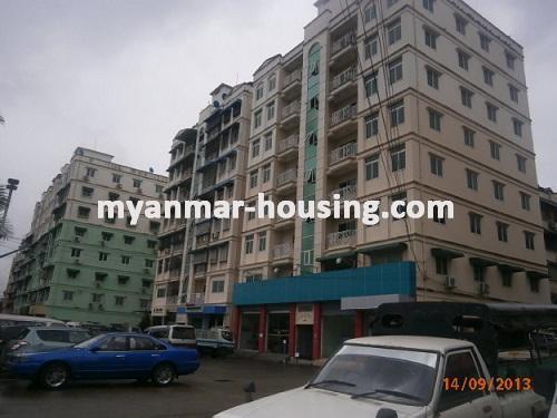 Myanmar real estate - for rent property - No.1656 - A good apartment now for rent in Mayangone! - View of the building