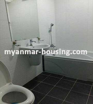 Myanmar real estate - for rent property - No.1668 - Great room near Park Royal Hotel Dagon! - view of the bathroom