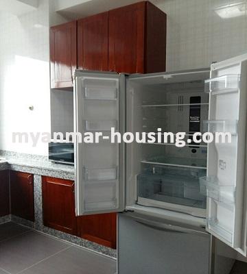 Myanmar real estate - for rent property - No.1668 - Great room near Park Royal Hotel Dagon! - view of the kitchen