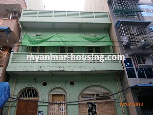 Myanmar real estate - for rent property - No.1696 - It is good to open for hotel or guest house in downtown! - View of the building