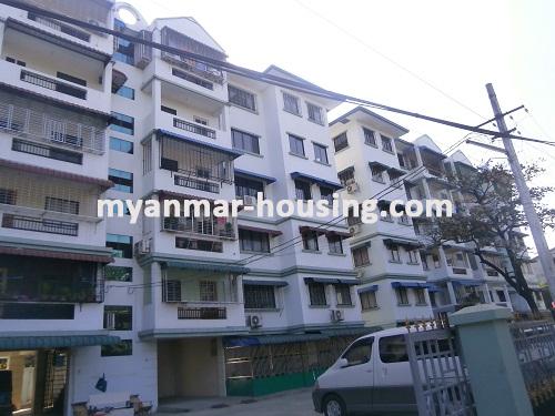 ミャンマー不動産 - 賃貸物件 - No.1794 - An apartment near hotel is available! - View of the building.