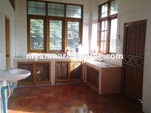 Myanmar real estate - for rent property - No.1807 - Well decorated a Landed House with green grass compound for rent is available in FMI City. - View of Kitchen