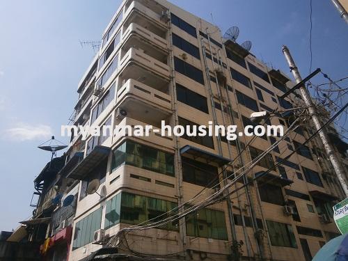 Myanmar real estate - for rent property - No.1825 - An apartment for rent in Latha ! - View of the building.