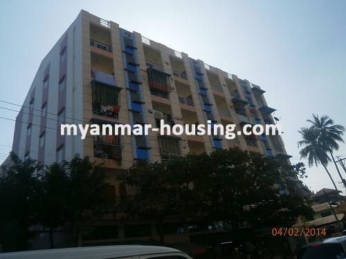 Myanmar real estate - for rent property - No.1886 - Good apartment  for rent  in Bahan! - View of the building.