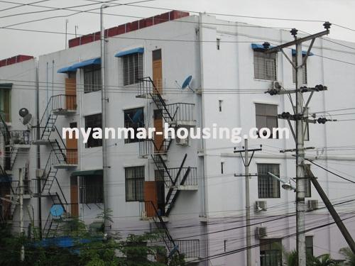 Myanmar real estate - for rent property - No.1945 - Good area for rent in Yankin! - View of the building.