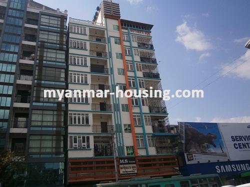 ミャンマー不動産 - 賃貸物件 - No.1952 - Condo for rent is ready in Mingalar Taung Nyunt! - View of the building.