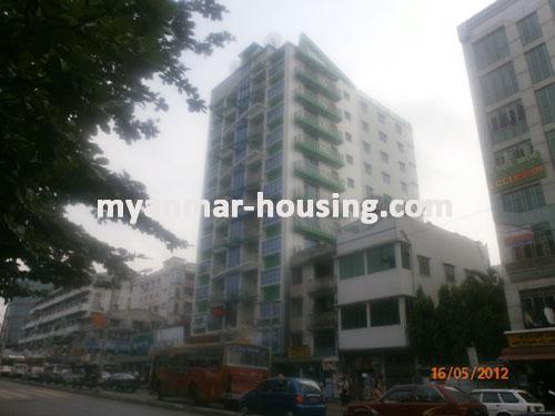 Myanmar real estate - for rent property - No.2055 - Located close to Hledan now for rent ! - view of the building