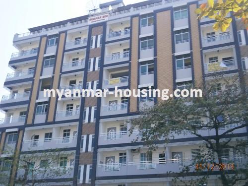 Myanmar real estate - for rent property - No.2069 - Reasonable price condo for local ! - view of the building