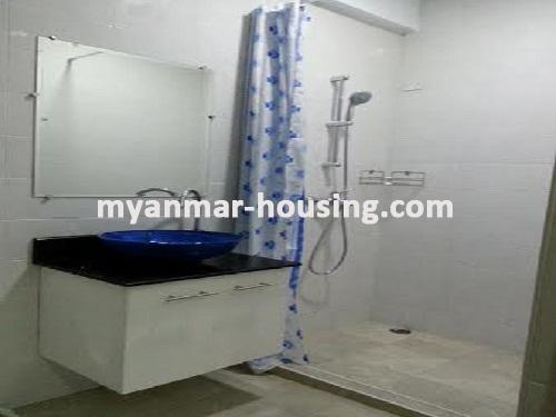 ミャンマー不動産 - 賃貸物件 - No.2084 - Luxulrious Condo for rent in Tarmway! - View of the wash room.