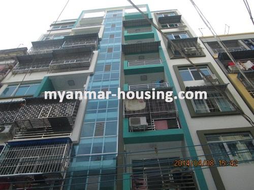 Myanmar real estate - for rent property - No.2085 - New good condo for rent in Botahtaung! - View of the building.