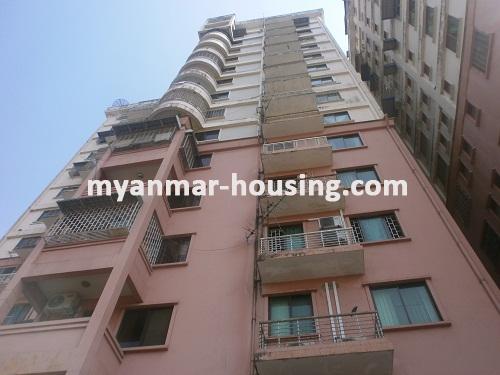 Myanmar real estate - for rent property - No.2119 - House is quiet area for rent! - View of the building.