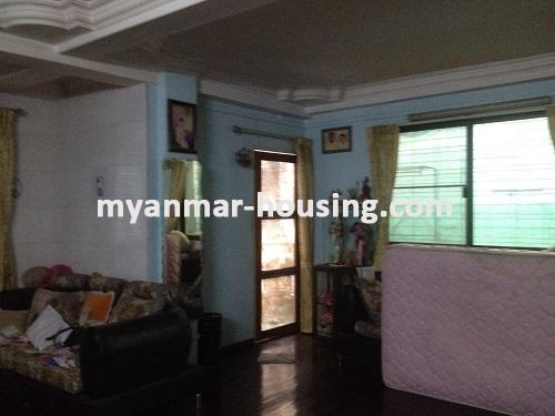 Myanmar real estate - for rent property - No.2122 - Available first floor room on Sanchaung Road for rent!  - Living room view