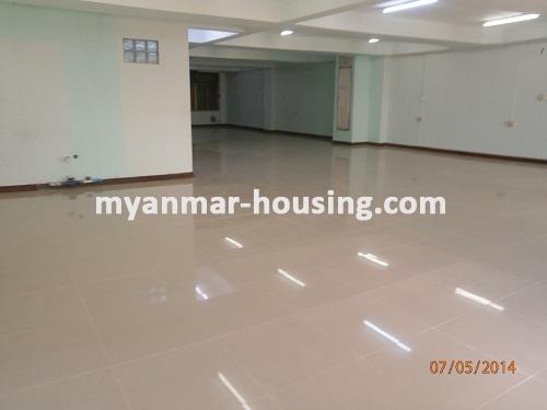 Myanmar real estate - for rent property - No.2138 - Spacious condo in Yuzana Tower! - View of the spacious room.