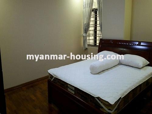 Myanmar real estate - for rent property - No.2140 - Good room in Green Lake Condo on rent. - View of Bed room