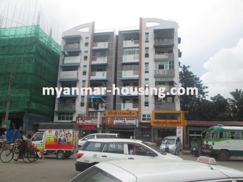 ミャンマー不動産 - 賃貸物件 - No.2192 -  Nice apartment for rent with reasonable price in Tin Gan Gyun Township. - View of the building