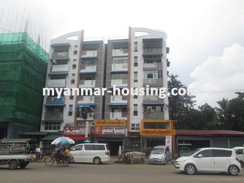 ミャンマー不動産 - 賃貸物件 - No.2192 -  Nice apartment for rent with reasonable price in Tin Gan Gyun Township. - view of the building