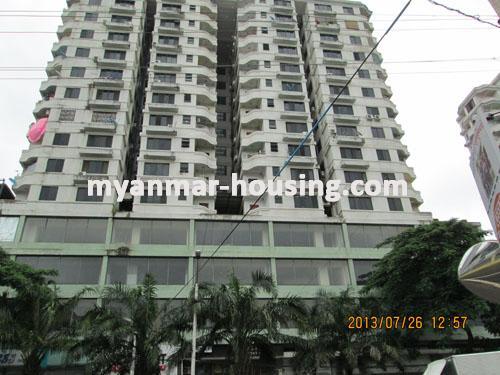 Myanmar real estate - for rent property - No.2255 - Fair price for rent in Pearl condo!Suitable for expats! - View of the building.