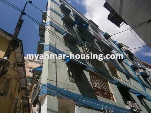 Myanmar real estate - for rent property - No.2279 - Condo for rent in Dagon area! - Close view of the building.