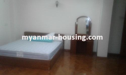 Myanmar real estate - for rent property - No.2333 - Fully Furnished Room for rent in Bo Yar Nyunt Street! - View of the bed room.