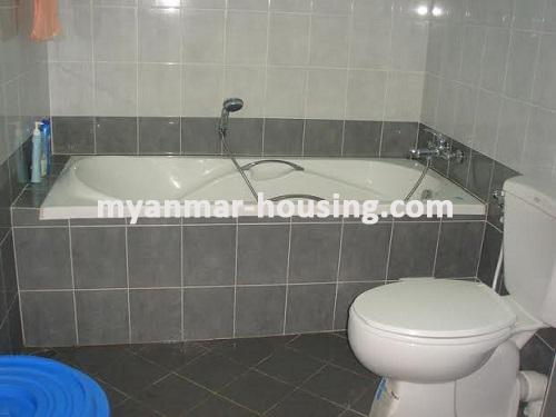 Myanmar real estate - for rent property - No.2333 - Fully Furnished Room for rent in Bo Yar Nyunt Street! - View of the wash room.