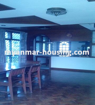 Myanmar real estate - for rent property - No.2422 - A Landed House with beautiful design for rent in Mayangone Township. - 