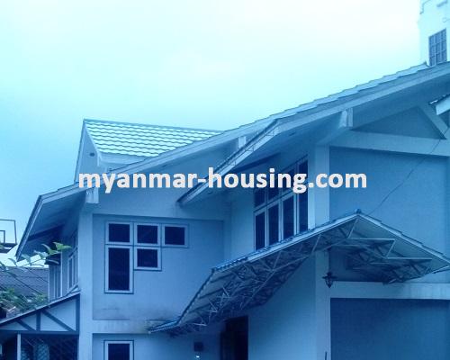 Myanmar real estate - for rent property - No.2422 - A Landed House with beautiful design for rent in Mayangone Township. - 