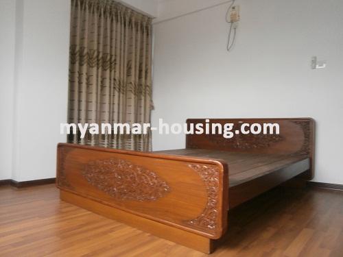 Myanmar real estate - for rent property - No.2442 - Well-decorated room in Pearl condo available! - View of the bed room.