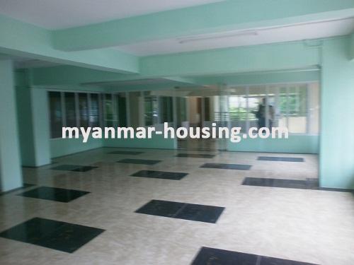 Myanmar real estate - for rent property - No.2507 - An apartment for rent with spacious room! - View of the inside.