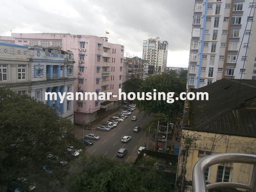 Myanmar real estate - for rent property - No.2530 - Spacious Condo in the heart of the City! - View of the building