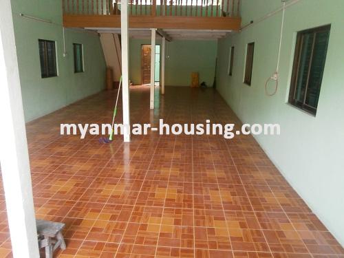 Myanmar real estate - for rent property - No.2532 - Where you can find shop house at Bahan for rent! - inside view