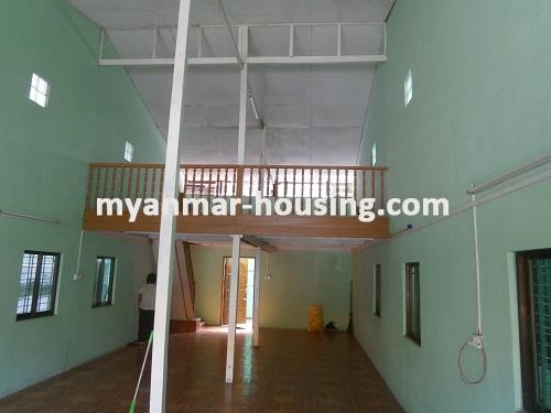 Myanmar real estate - for rent property - No.2532 - Where you can find shop house at Bahan for rent! - inside view