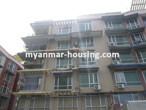 Myanmar real estate - for rent property - No.2595 - Spacious room near Junction square! - view of the building