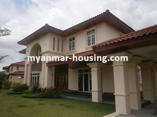 Myanmar real estate - for rent property - No.2597 - Majestic house around VIP ward  in Mindama housing! - Excellent well-decorated house.