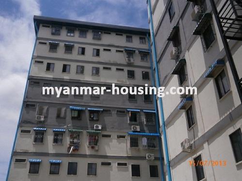 Myanmar real estate - for rent property - No.2598 - Spacious room is ready to rent near MICT park! - View of the building.