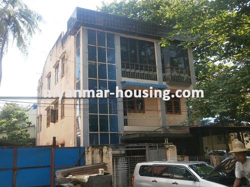 Myanmar real estate - for rent property - No.2681 - Compound with Landed house for rent in Sanchaung Township! - View of the building