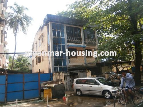 Myanmar real estate - for rent property - No.2681 - Compound with Landed house for rent in Sanchaung Township! - View of the building