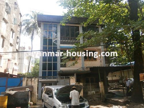 Myanmar real estate - for rent property - No.2681 - Compound with Landed house for rent in Sanchaung Township! - View of the building