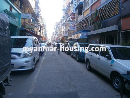 Myanmar real estate - for rent property - No.2784 - Nice Condominium for rent in Kyaukdadar ! - View of the Street.