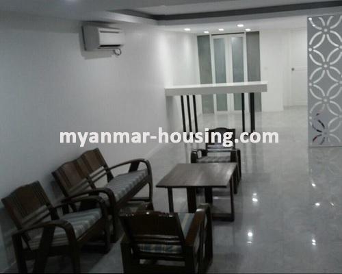 ミャンマー不動産 - 賃貸物件 - No.2799 - Modern Luxury Condominium for rent in Sanchaung Township. - View of inside room