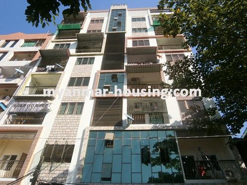 Myanmar real estate - for rent property - No.2806 - Spacious Condo with fair price- Downtown area! - view of the building